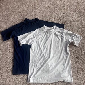 Lands’ End swim shirts rashguard boys size 14H-16H